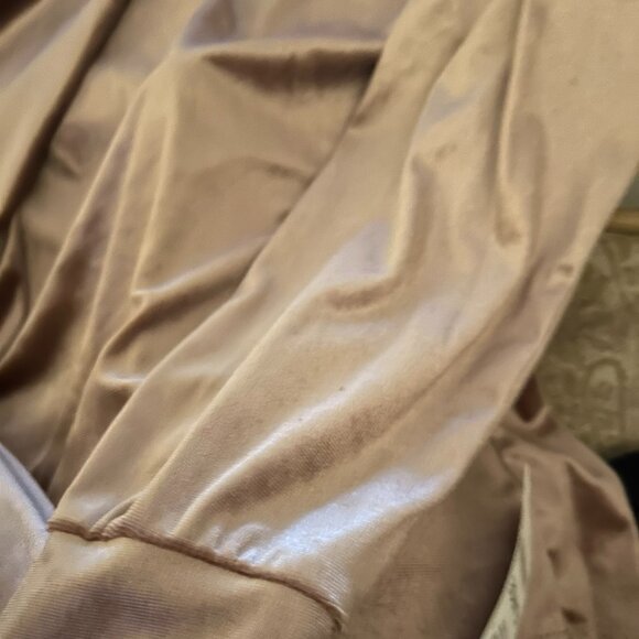 NWT Jenni Intimates Cocoa Velour Shiny Glam Matching Sweatsuit XL - Picture 10 of 15